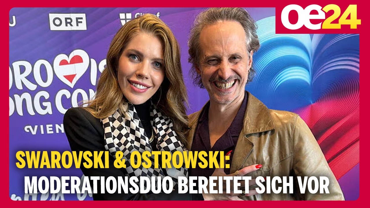 Swarovski & Ostrowski: 70. Moderationsduo bereitet sich auf ESC vor