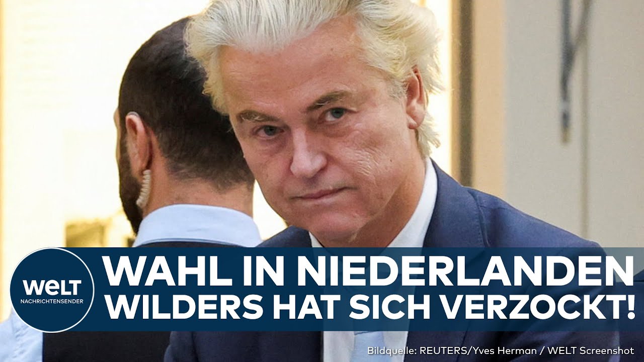 NIEDERLANDE: Schlappe für Wilders! Patt zwischen D66 und RVV bei Parlamentswahl