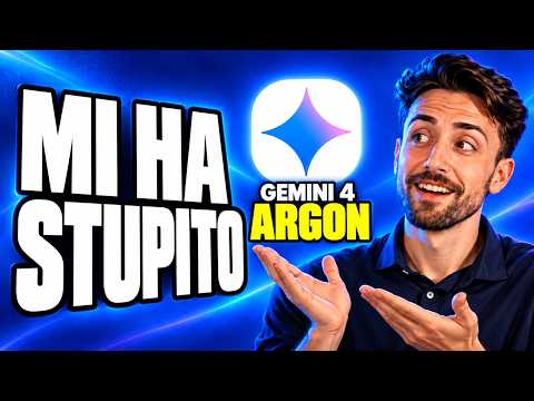 Il nuovo Gemini 4 Argon è la migliore AI di tutte? Demo completa a caldo