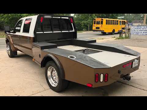 2006 Ford F550 Crew 4x4 Hot Shot Hauler 5th Wheel For Sale~Fresh Paint & Beautiful!