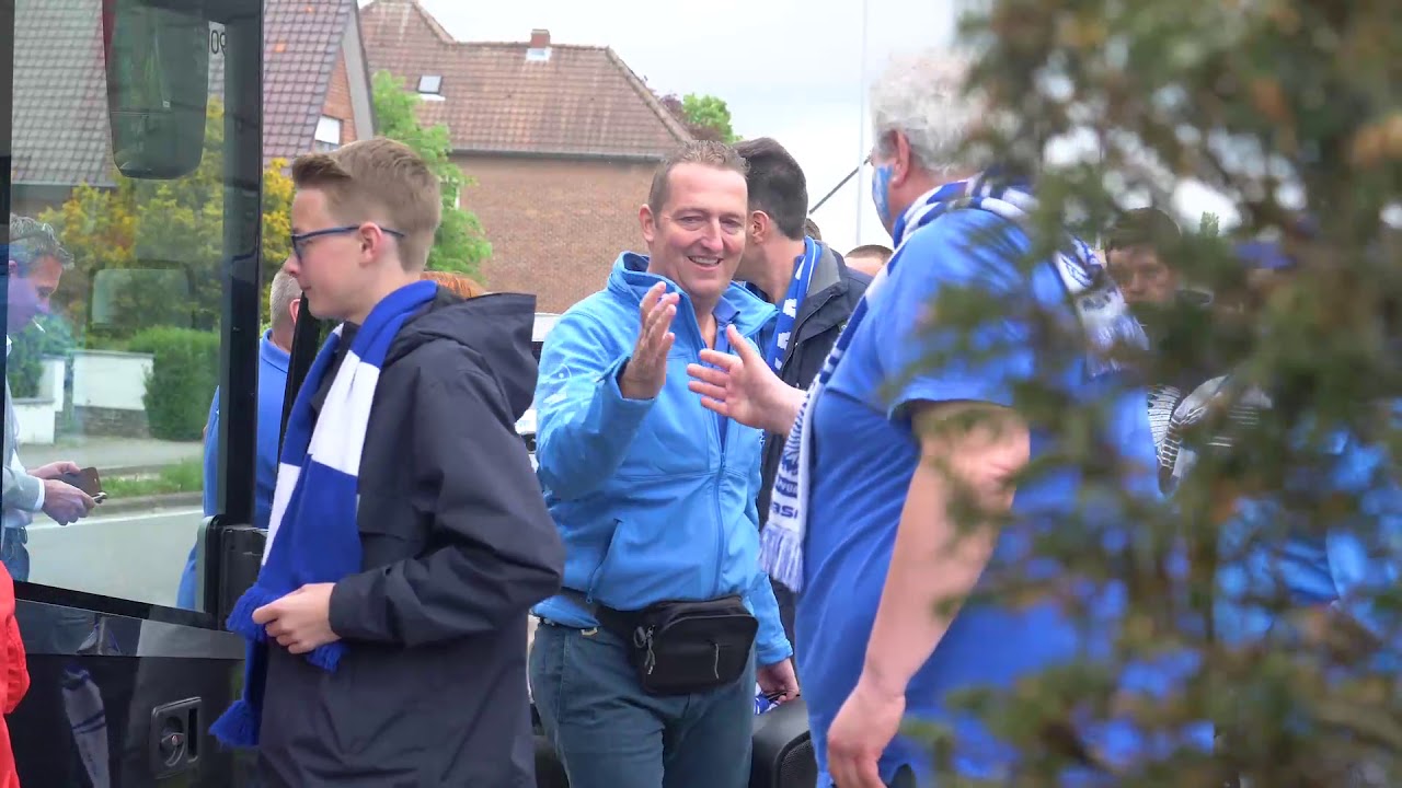 Met de supporters op verplaatsing!