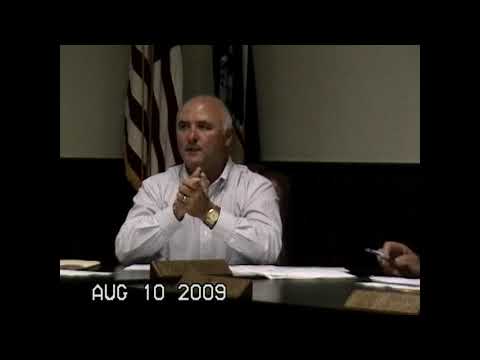 Chazy Town Board Meeting 8-10-09