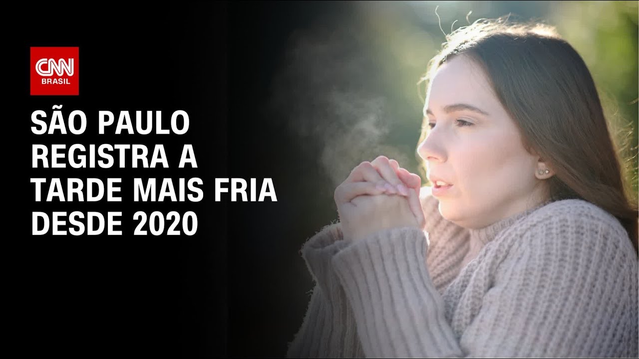 São Paulo registra a tarde mais fria desde 2020 | CNN PRIME TIME