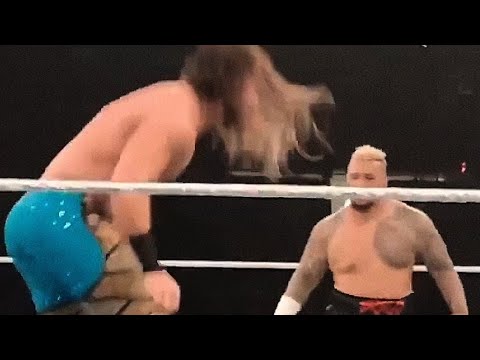 Seth Rollins hilariously ran away from Solo Sikoa at WWE Supershow off air - WWE RAW & SMACKDOWN