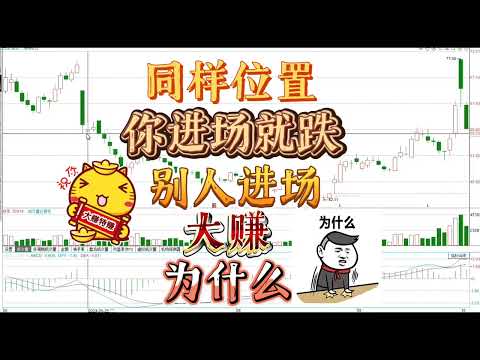 同样的位置，看懂抓到大涨，不懂进场就下跌，为何区别这么大？/股票/证券/财经/理财/A股/K线/股民/散户/美股大跌