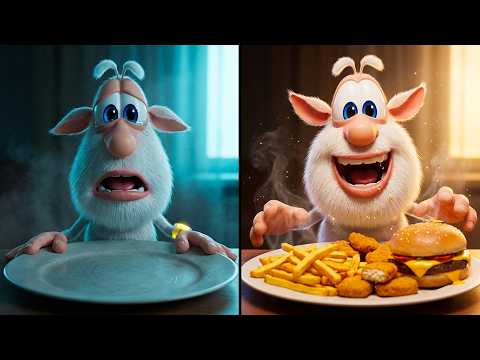 بوبا 😋 جائع أم شبعان؟ 😩 رسوم متحركة للأطفال