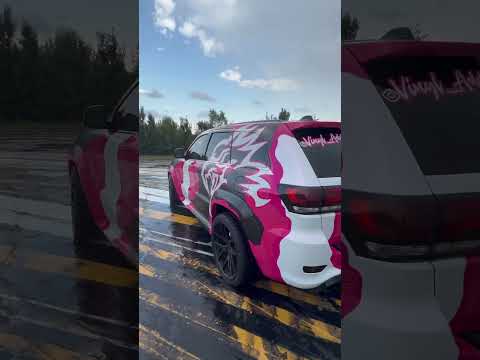 World’s First Female To Own A Widebody Custom Wrap Trackhawk🔥🔥 Owner @reklessleigh_803 on IG