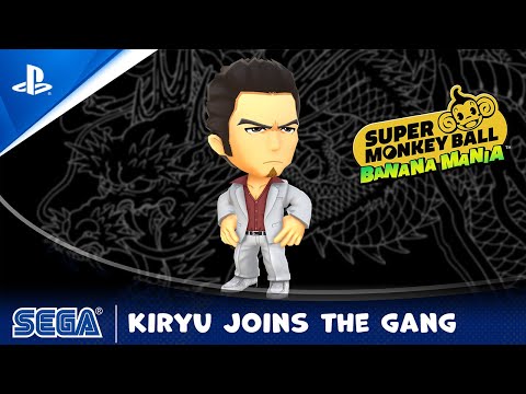 Super Monkey Ball Banana Mania - Kiryu Character Reveal (Yakuza Series) | PS5, PS4