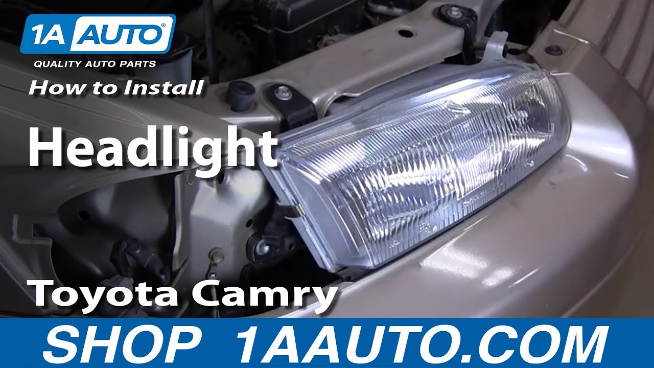 replace headlight assembly 1999 toyota camry #6