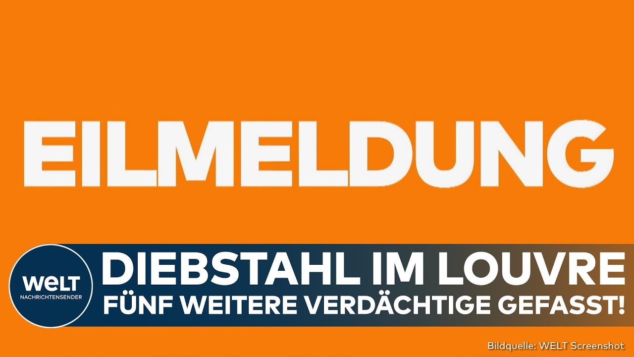 PARIS: Nach Diebstahl im Louvre! Polizei fasst fünf weitere Verdächtige in Frankreich