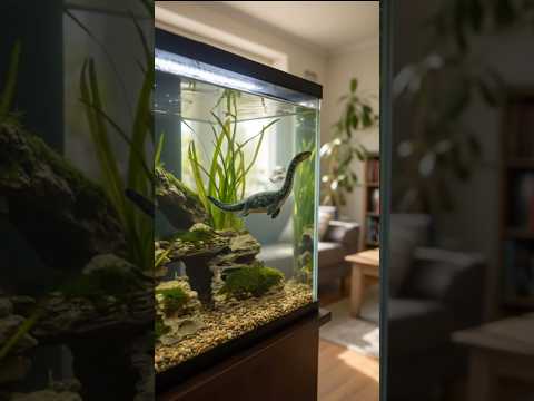 プレシオサウルスの赤ちゃんをペットとして水槽で飼ってみる