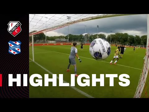 HIGHLIGHTS | Jong FC Utrecht wint ruim van Jong sc Heerenveen