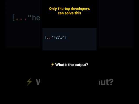 Only the top developers can solve this