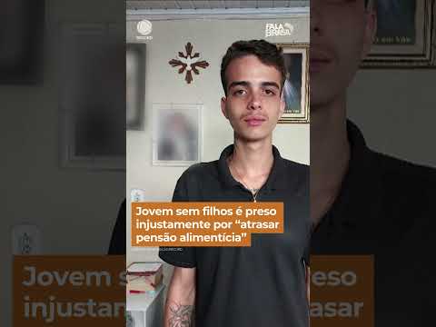 Jovem sem filhos é preso injustamente por “atrasar pensão alimentícia” no DF #Shorts #FalaBrasil