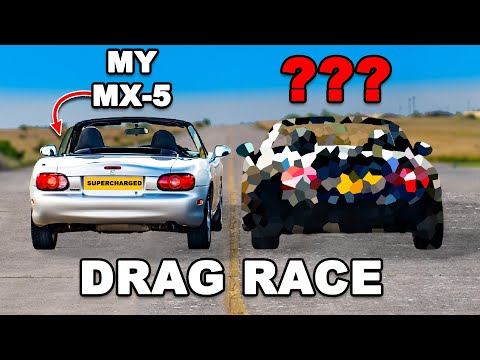 Modified Mazda MX5 Drag Race: Supercharged Power Unleashed!