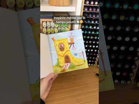 Coloriage de la mini-maison botte 🌦️