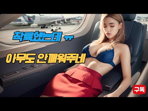 [AI Journey] Oops! Sleeping Stewardess   #AIJourney #Sleeping #Stewardess #Oops