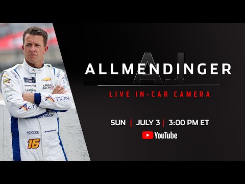 LIVE: AJ Allmendinger in-car camera presented by Sunoco : Road America
