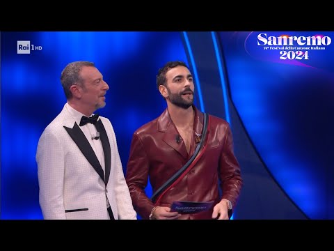 Sanremo 2024 - Marco Mengoni, insolito co-conduttore