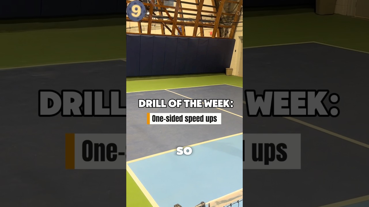 Drill of the Week: The One-sided Speed Up ⚡️ #pickleball #pickleballdrills