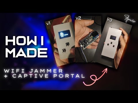 How I Made Wifi Jammer + Evil Twin Attack Device • All versions