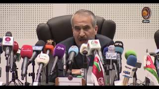 مؤتمر صحفي لوزير الداخلية ووزير الدولة لشؤون الاعلام ومديري الدرك والأمن ...