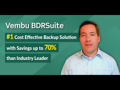 BDRSuite - Delivering unified data protection for your diverse IT infrastructure