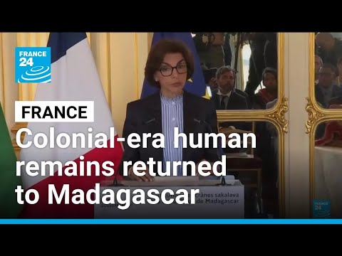 France returns three skulls to Madagascar, a former colony • FRANCE 24 English