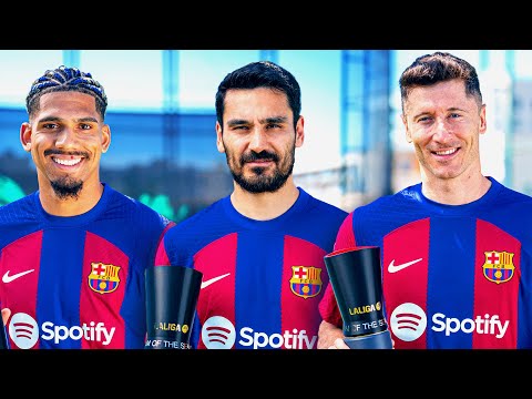 ARAUJO, GÜNDOGAN & LEWANDOWSKI included in 'TEAM OF THE SEASON' | FC Barcelona training 🔵🔴