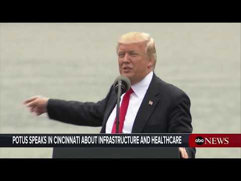 President Donald Trump full remarks on his infrastructure initiative in Cincinnati live