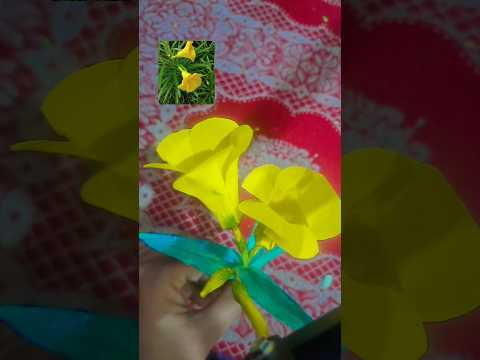 कनेल  फुल  🌸आर्ट #shots #youtubeshorts #explore #craft #flowers #trending #youtube #viralshorts