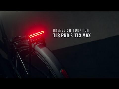 SUPERNOVA TL3 PRO & TL3 MAX - E-Bike tail light with brake and emergency brake light.