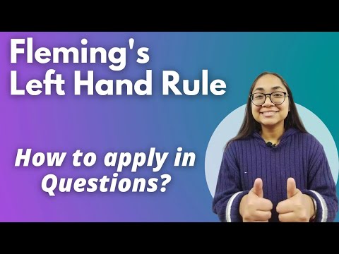 Fleming's Left hand Rule | How to apply Fleming's Left hand Rule | Class 10 Science CBSE