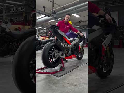 1 of 100 Aprilia xtentra rsvr with full system titanium exhaust from sc project #superbike 1100cc