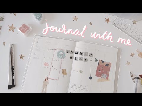 journal with me in my muji planner (a little bit of asmr included)