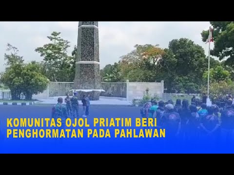 KOMUNITAS OJOL PRIATIM BERI PENGHORMATAN PADA PAHLAWAN