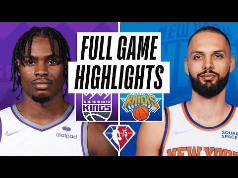 KINGS at KNICKS | FULL GAME HIGHLIGHTS | January 31, 2022 video clip 