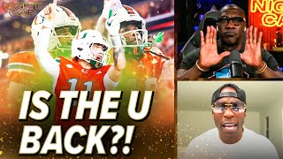 Unc & Ocho REACT to Miami defeating Notre Dame in a CLOSE ONE 27-24! Is "The U" BACK?! | Nightcap