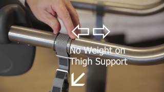 video Handi-Move Body Support® : thigh support fix in detail