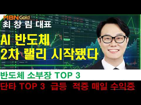 [MBN 골드 최창림] AI 반도체 2차 랠리 시작됐다