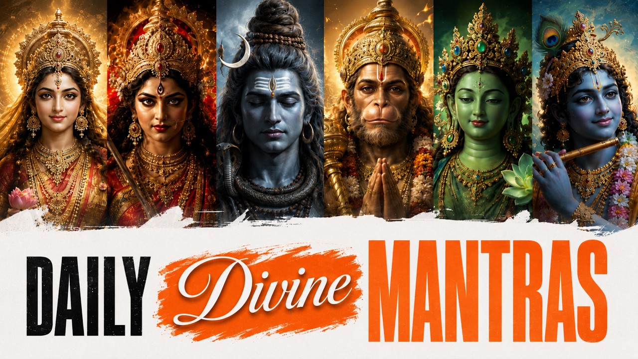 6 Powerful Daily Mantras for Abundance, Protection, Healing & Devotion | Morning Mantras
