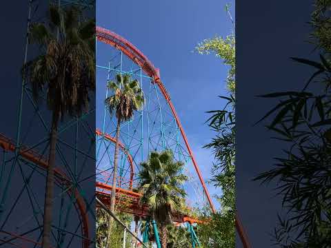 Off-ride Goliath At Six Flags Magic Mountain #rollercoaster #sixflagsmagicmountain #sixflags #ride