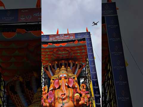 #khairatabadganesh2025 all set #ganeshchaturthi #2025 #hyderabad #ganeshutsav #khairtabad