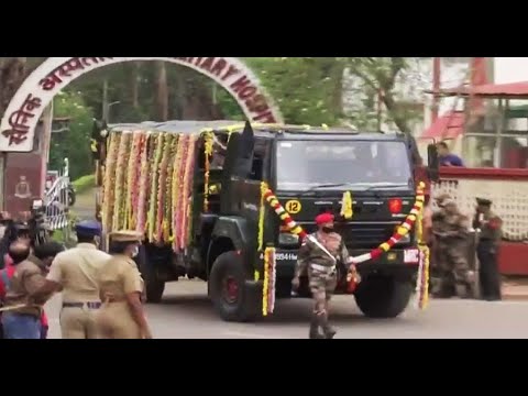 Watch: Mortal remains of CDS General Bipin Rawat on its way to Delhi Watch: Mortal remains of CDS General Bipin Rawat on its way to Delhi