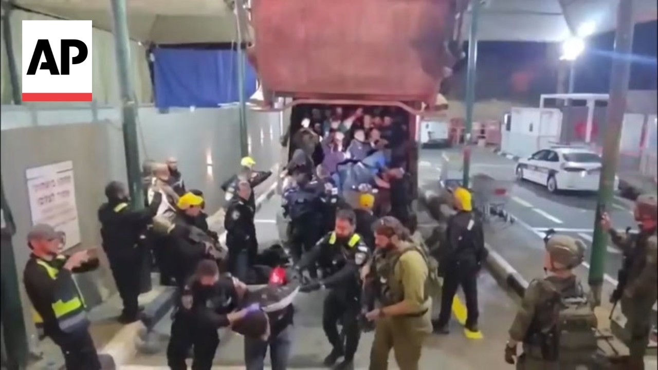 Police find about 70 Palestinians hiding in garbage truck attempting to cross into Israel