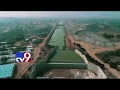 Kaleshwaram Lift Irrigation Project aerial view - TV9 Exclusive