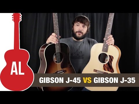 Gibson J45 vs J35: Can you hear the difference?
