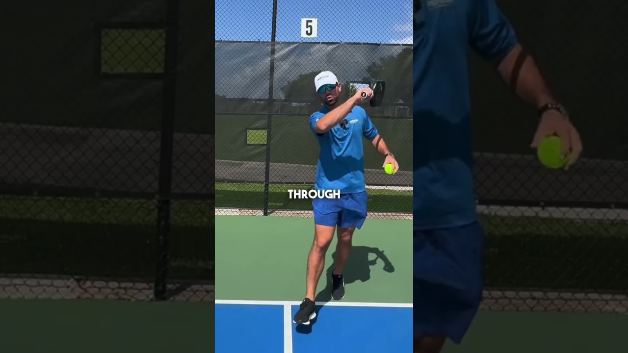 How To Serve Like A Pro In Pickleball!