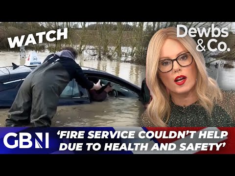 Health & safety gone MAD | Watch stranger pull man from car, as fire crews couldn't due to 'safety'
