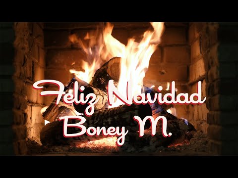 Boney M. - Feliz Navidad (Fireplace Video - Christmas Songs)